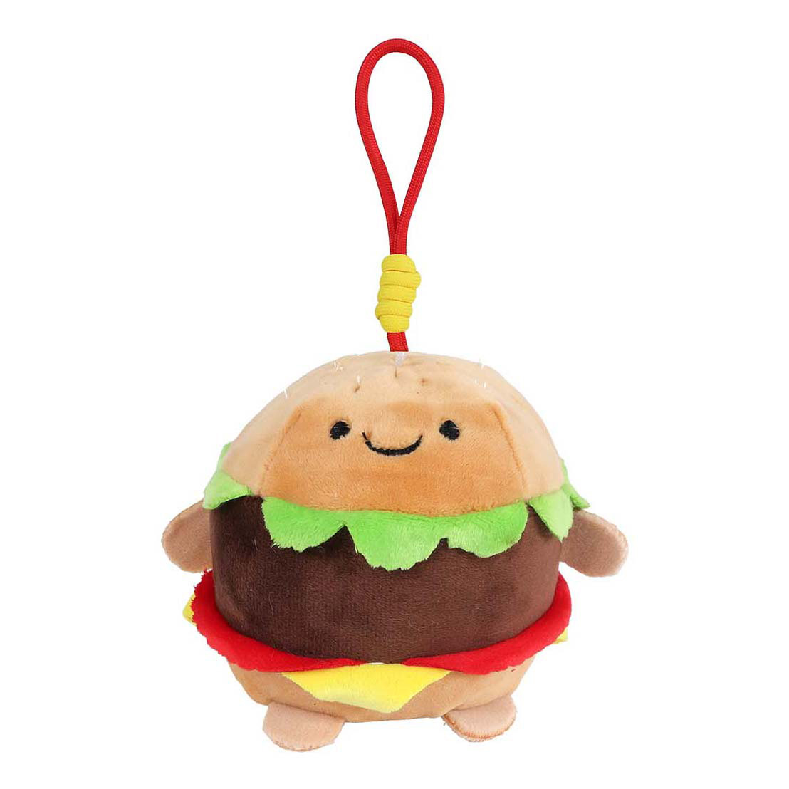 Flauschiger Fast-Food-Menü-Schlüsselanhänger aus Plüsch – 9–12 cm