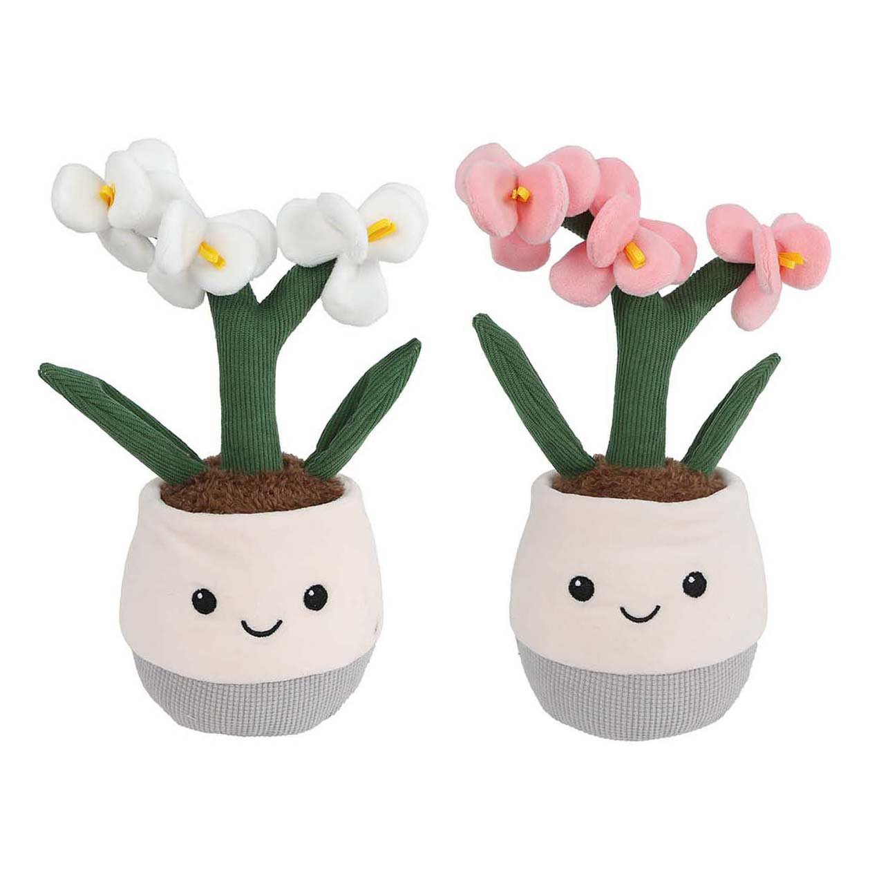 Plante en peluche orchidée « Take Me Home » L - 23 cm