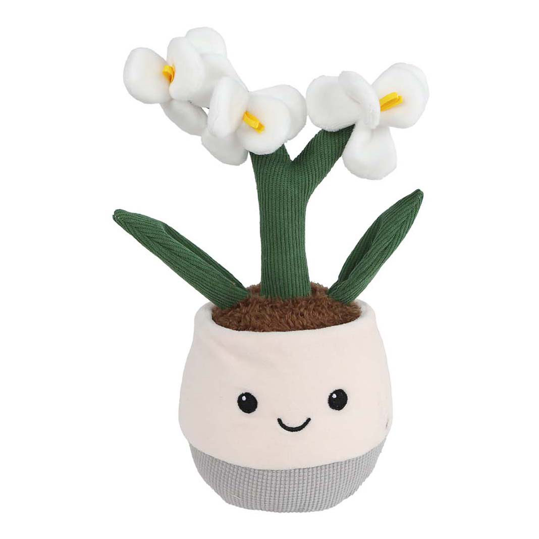 Plante en peluche orchidée « Take Me Home » L - 23 cm