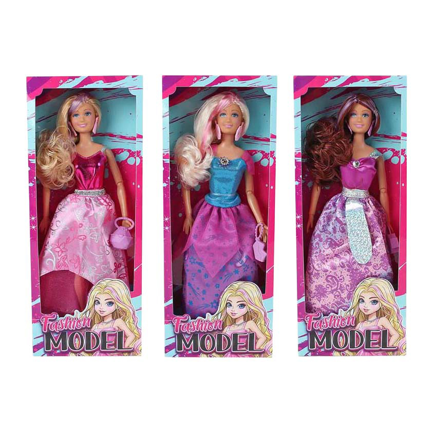 Poupée mannequin en robe de soirée