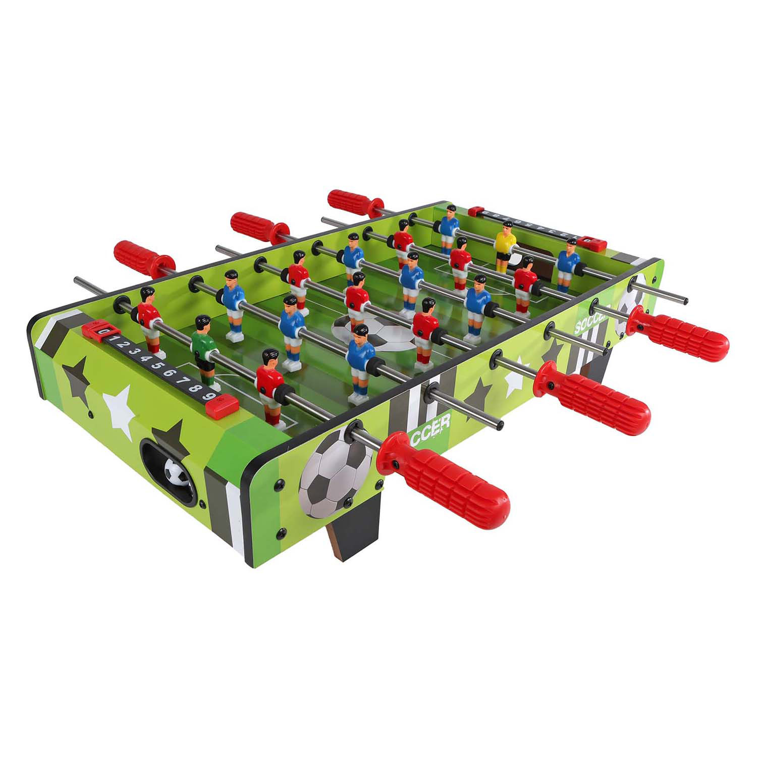 Play ToDay Voetbaltafel 9 Tegen 9 met 2 Ballen