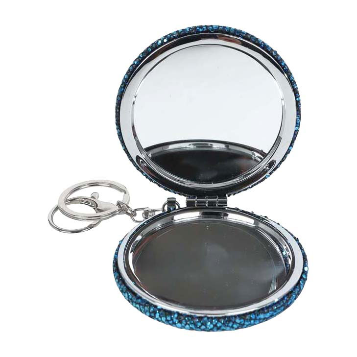 Glamour spiegeltje diamantjes 3ass 7,5cm