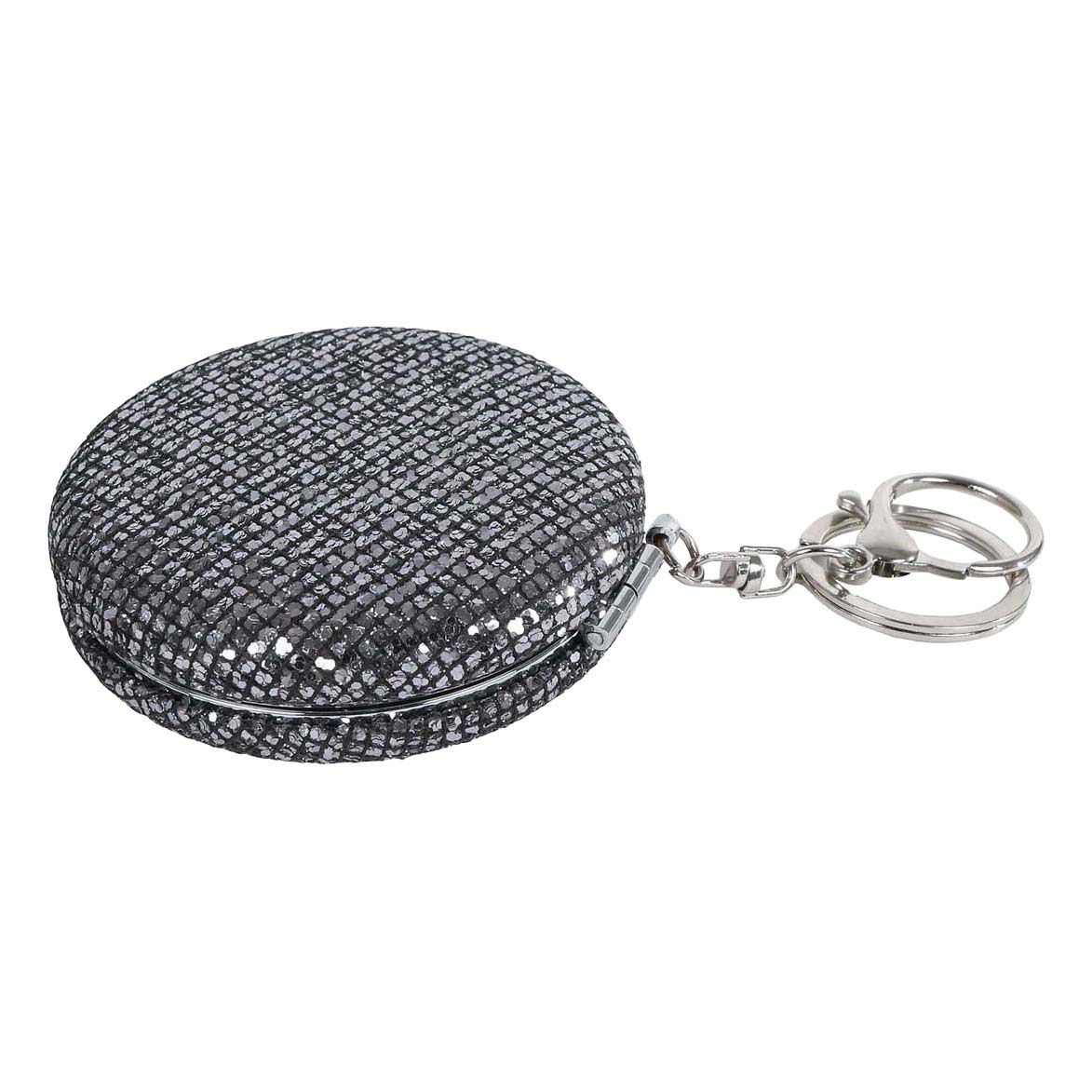 Glamour spiegeltje diamantjes 3ass 7,5cm