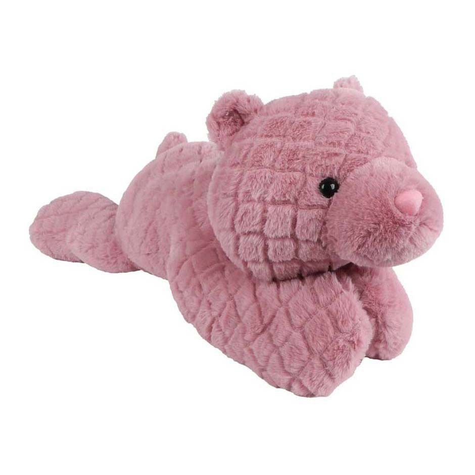 Mini Club Pluche Beer Liggend Roze - 70cm