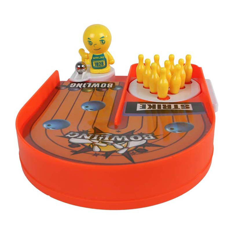 Pinball bowling game 2ass 19x13x3,5cm