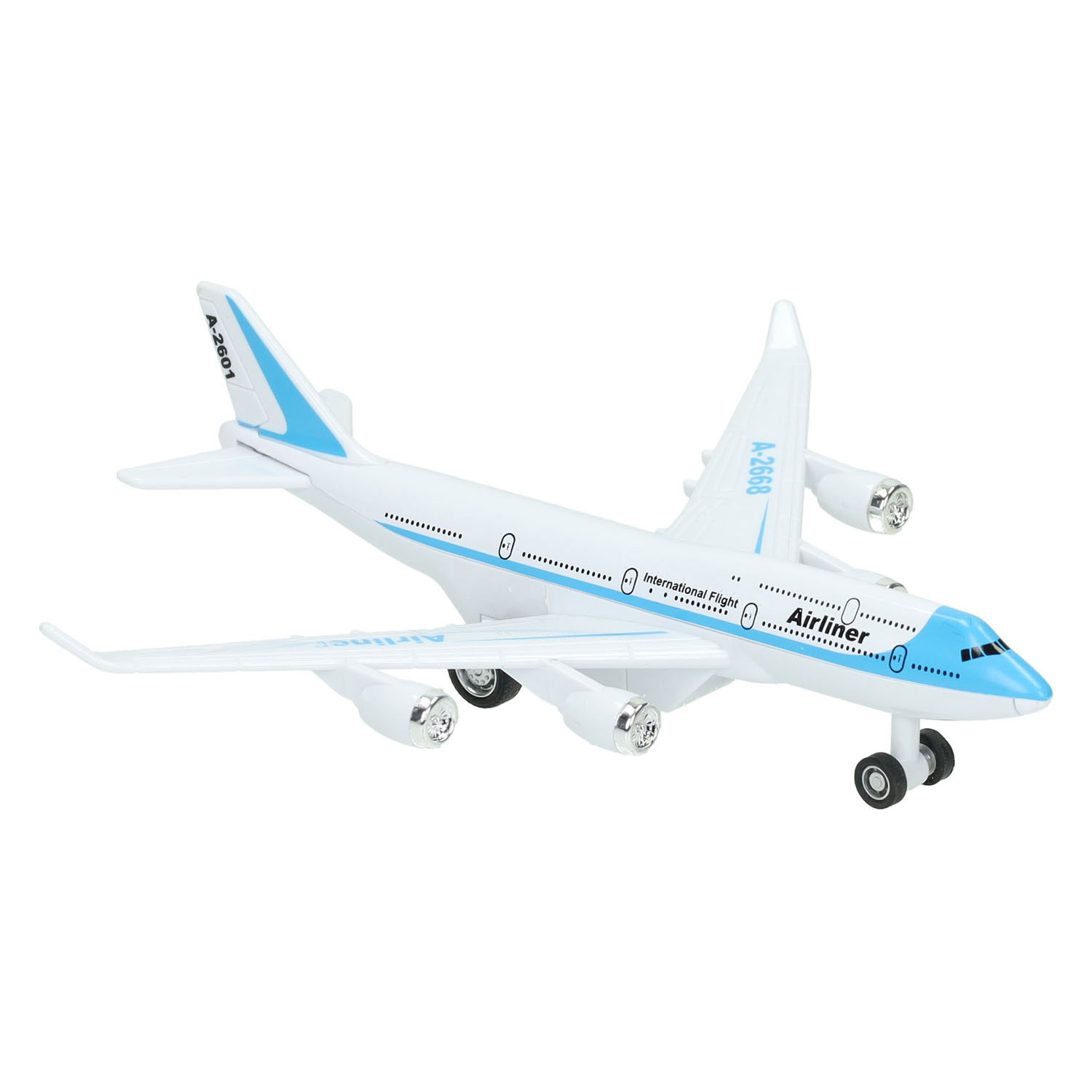 Avion en métal à rétrofriction 2-Play - 16 cm