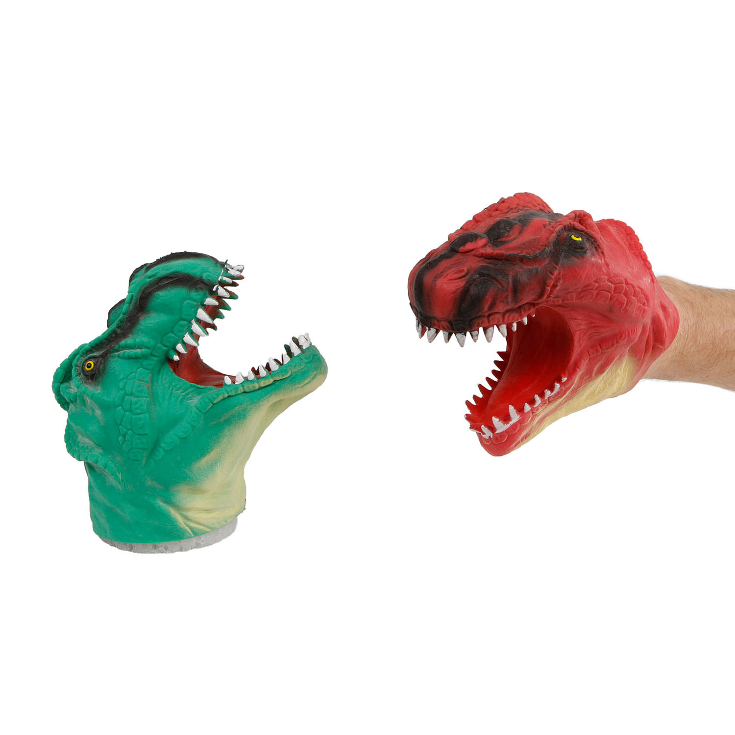 Bot Reageer Avonturier DinoWorld Dinosaurus Handpop online kopen | Lobbes Speelgoed