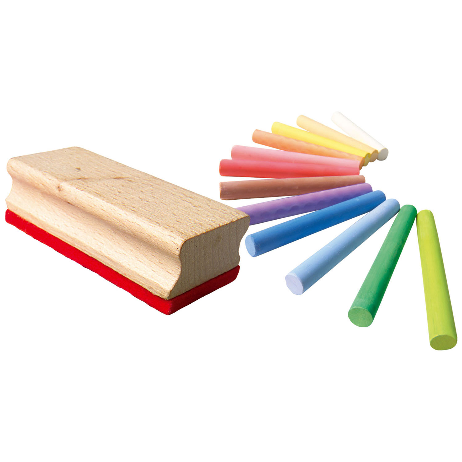 Crayons de couleur SES avec gomme