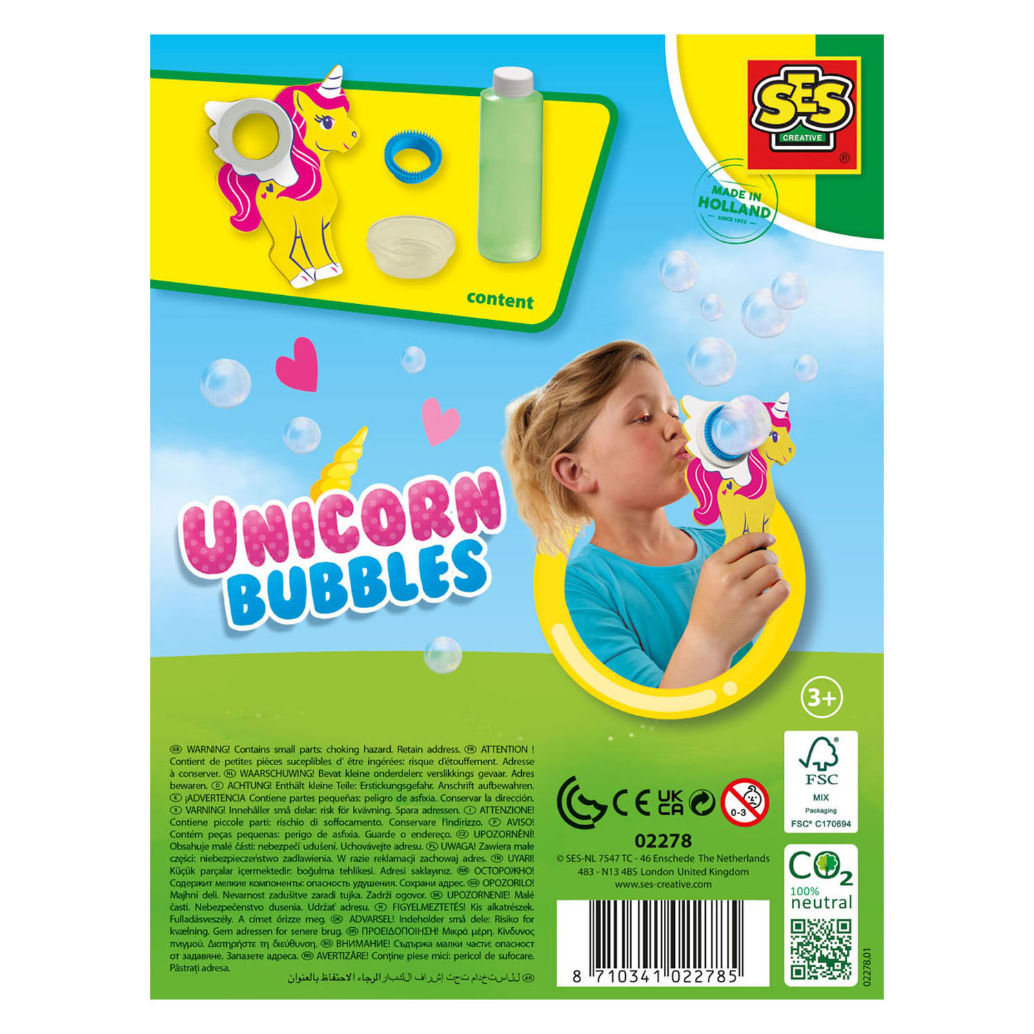 SES Unicorn Bubbles Seifenblasen
