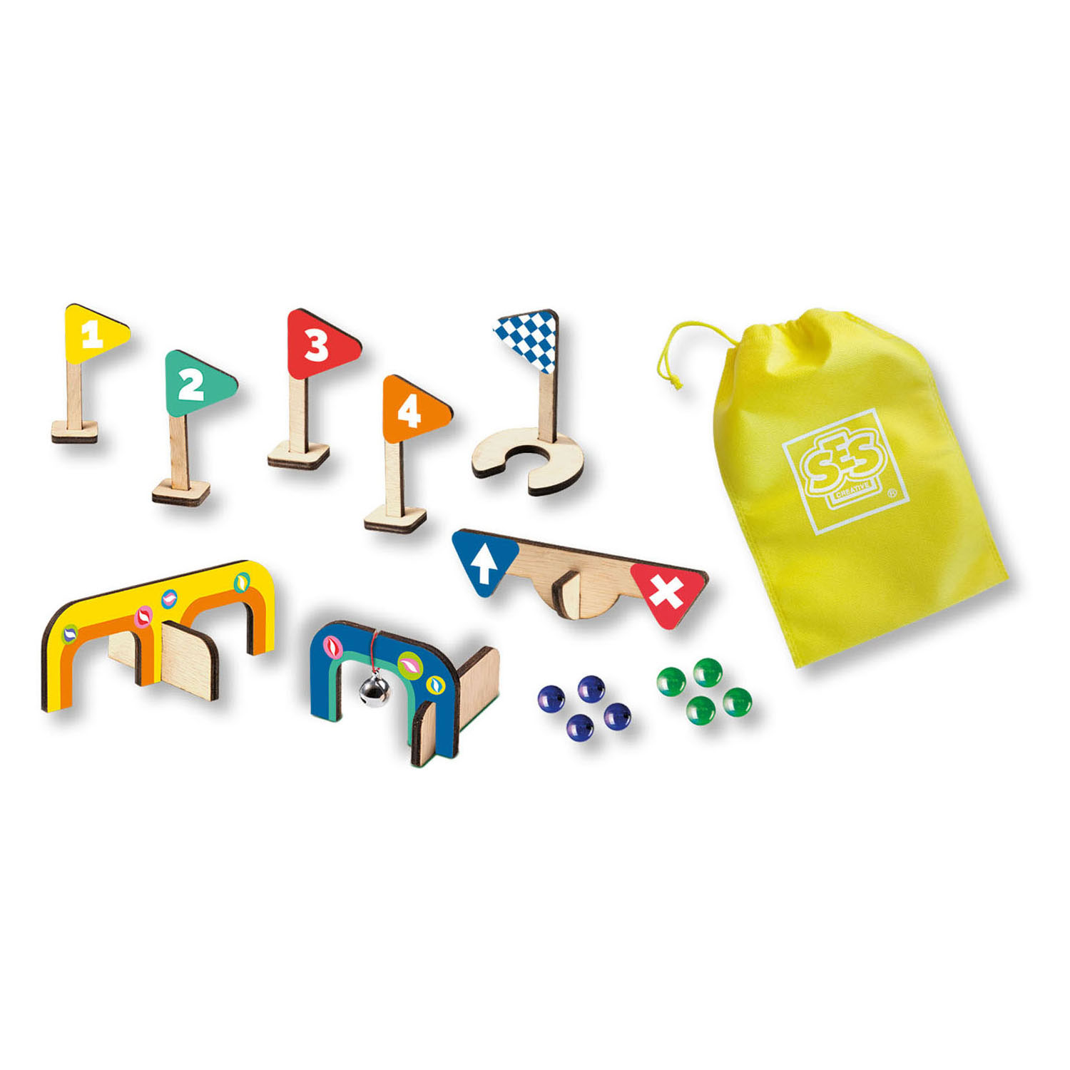 Minigolf Speelset Met Accessoires - Grappig Indoor Golf Familiespeelgoed Voor Kinderen En Volwassenen
