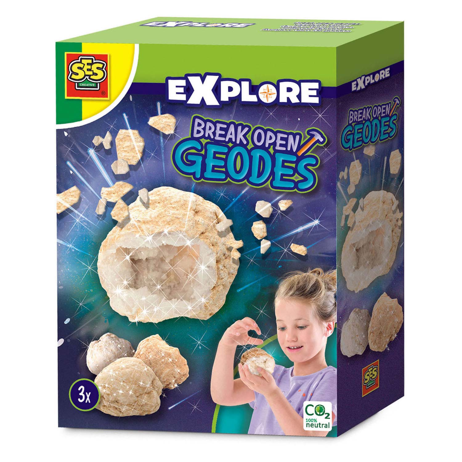 SES Explore Geodes Open Breken