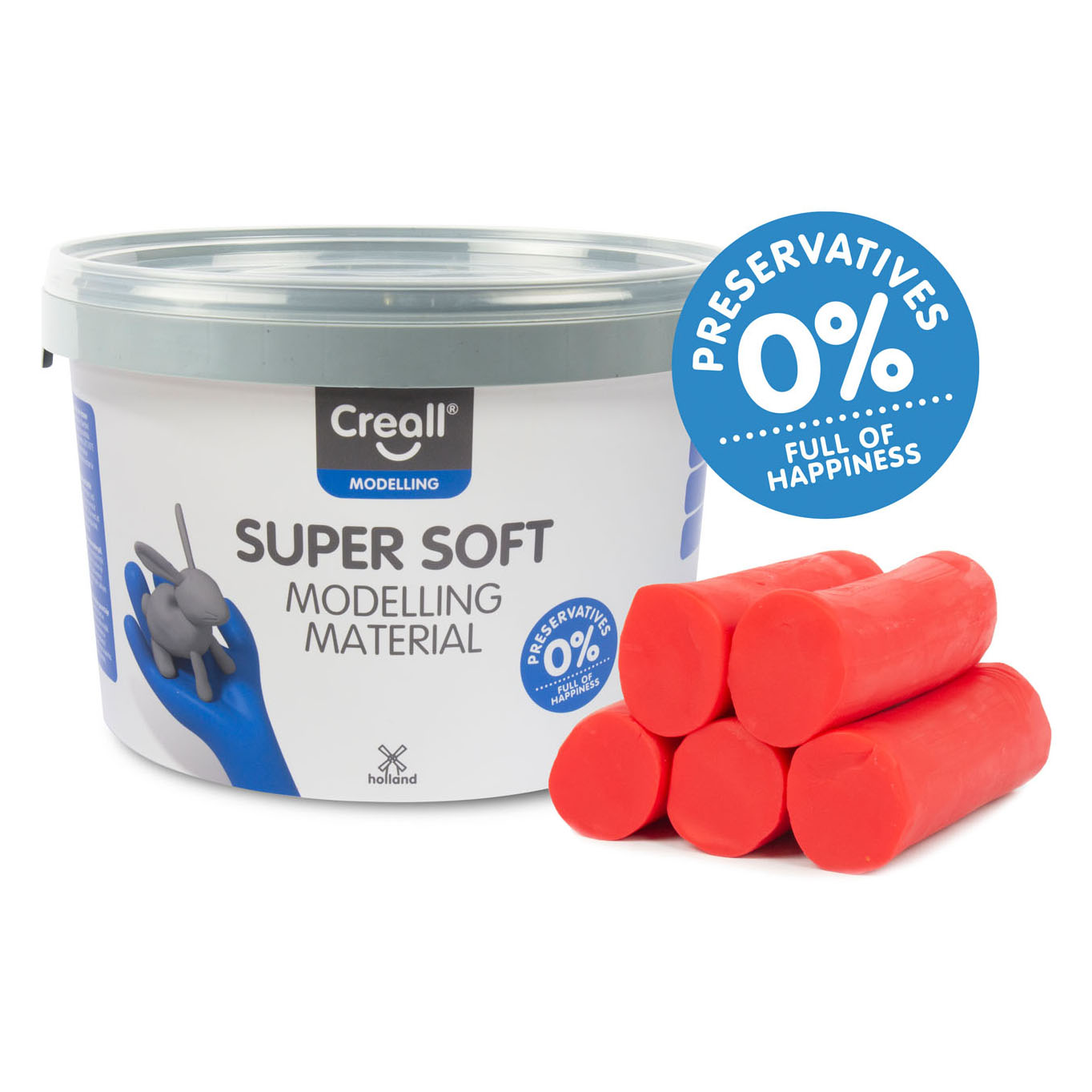 Creall Supersoft Ton Rot, 1750gr.
