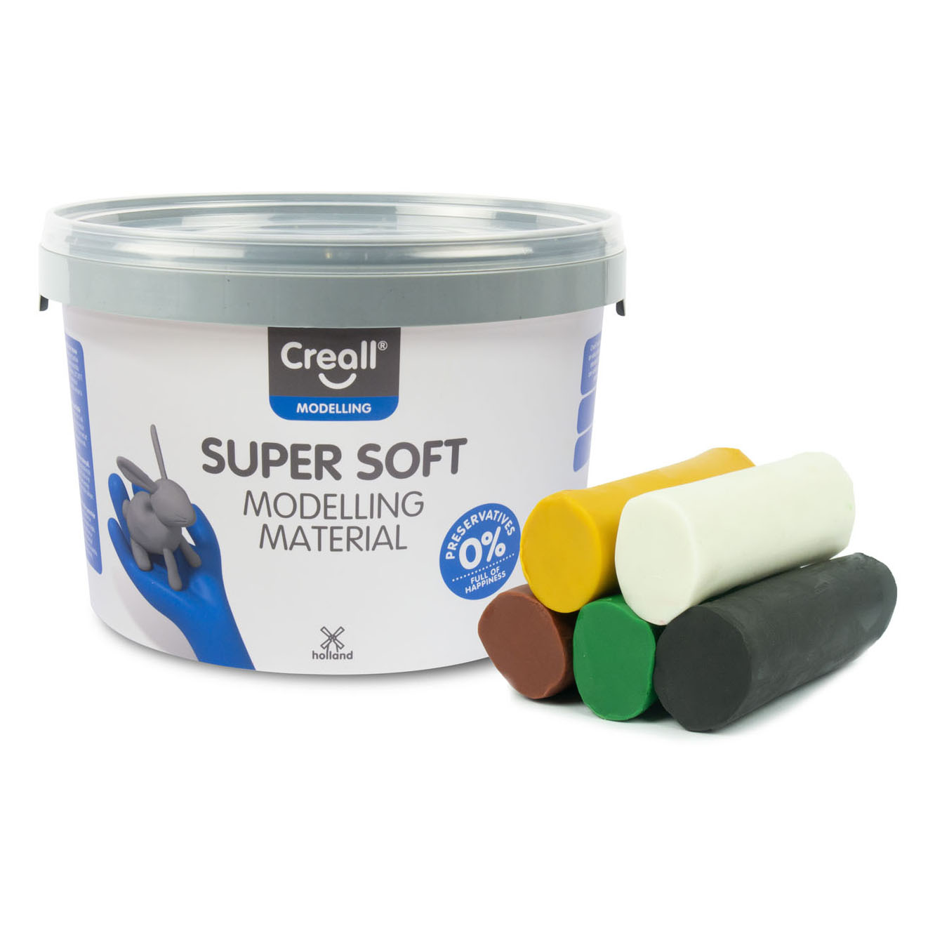 Creall Supersoft Clay Safari couleurs, 1750gr.