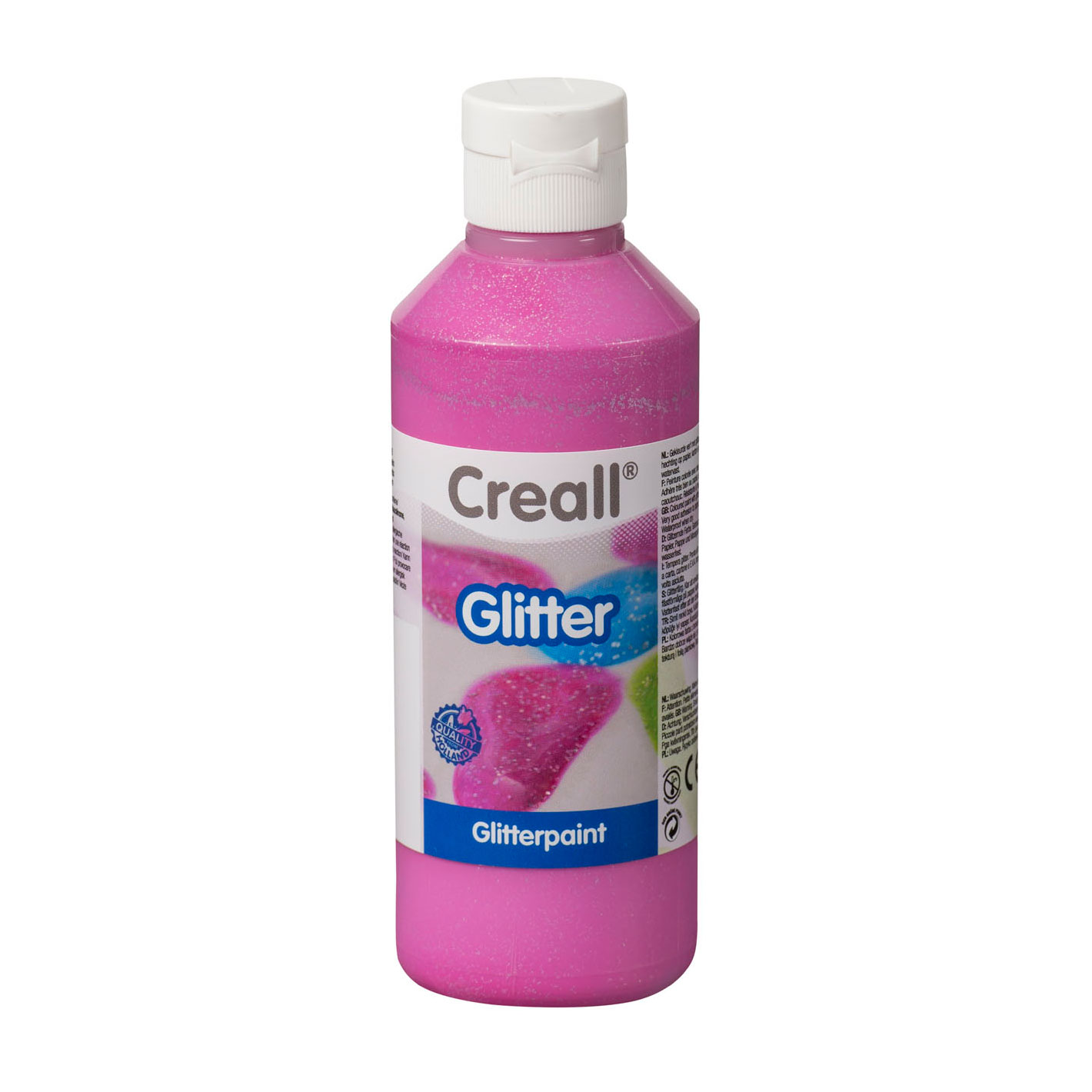 Creall Glitzerfarbe Pink, 250 ml