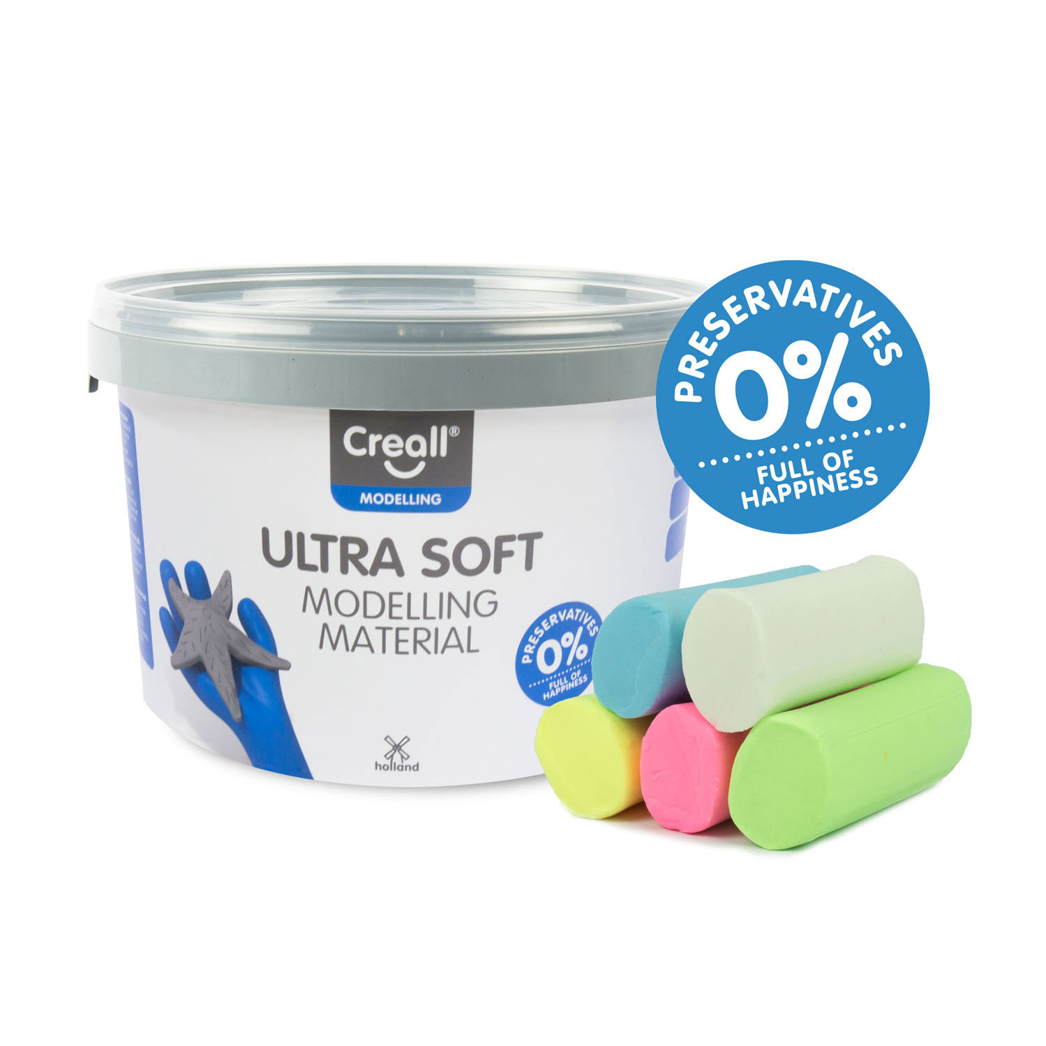 Creall Ultra Soft Clay Pastell, 1100gr.