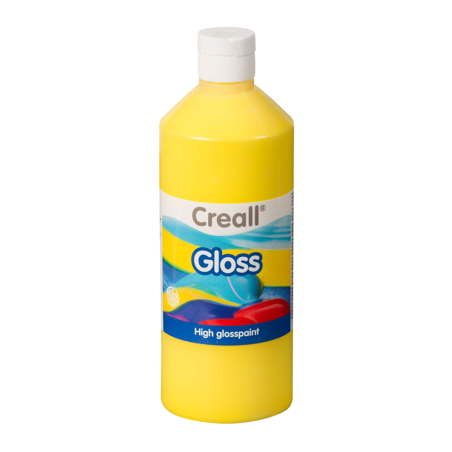 Creall Gloss Peinture Brillante Jaune, 500 ml