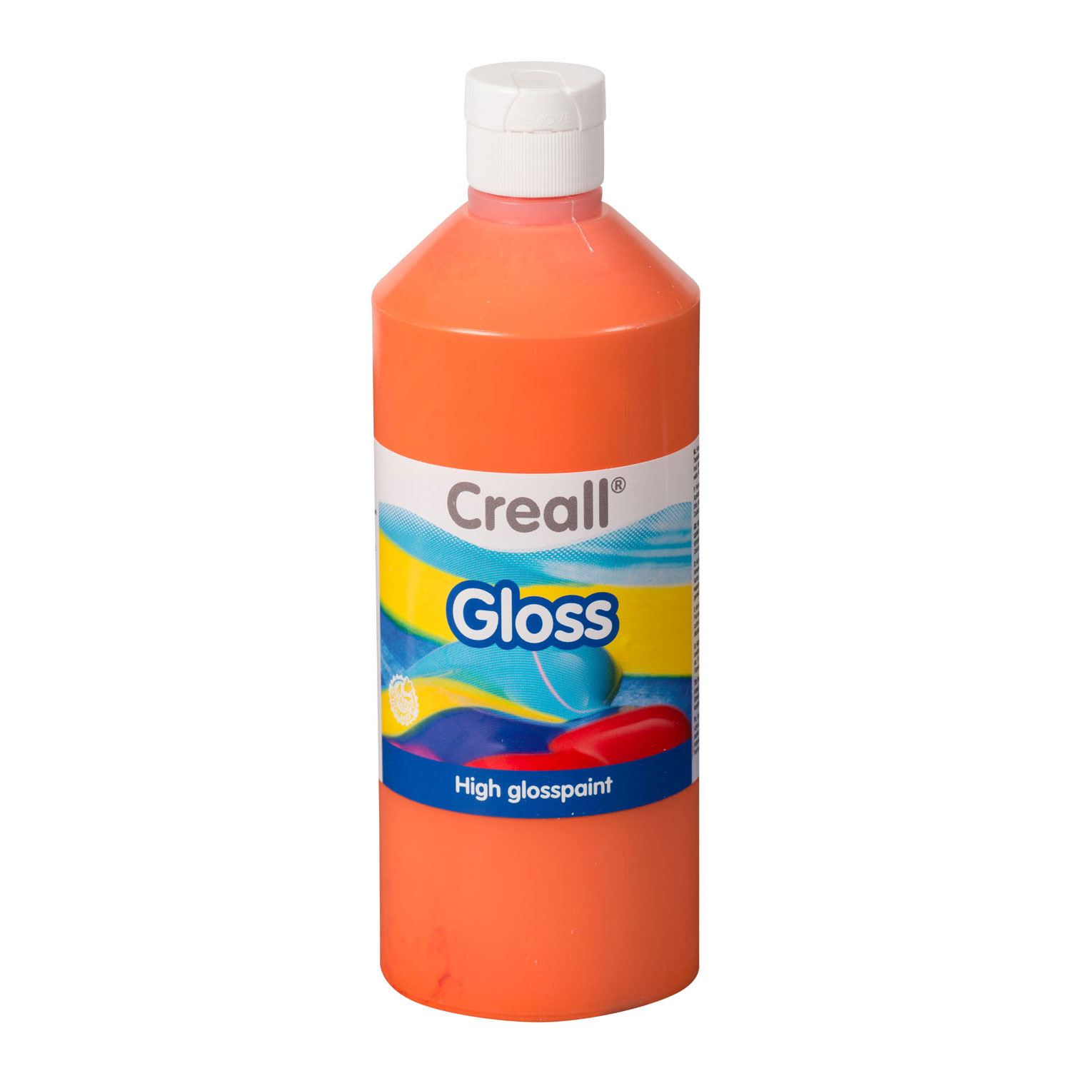 Creall Gloss Peinture Brillante Orange, 500 ml