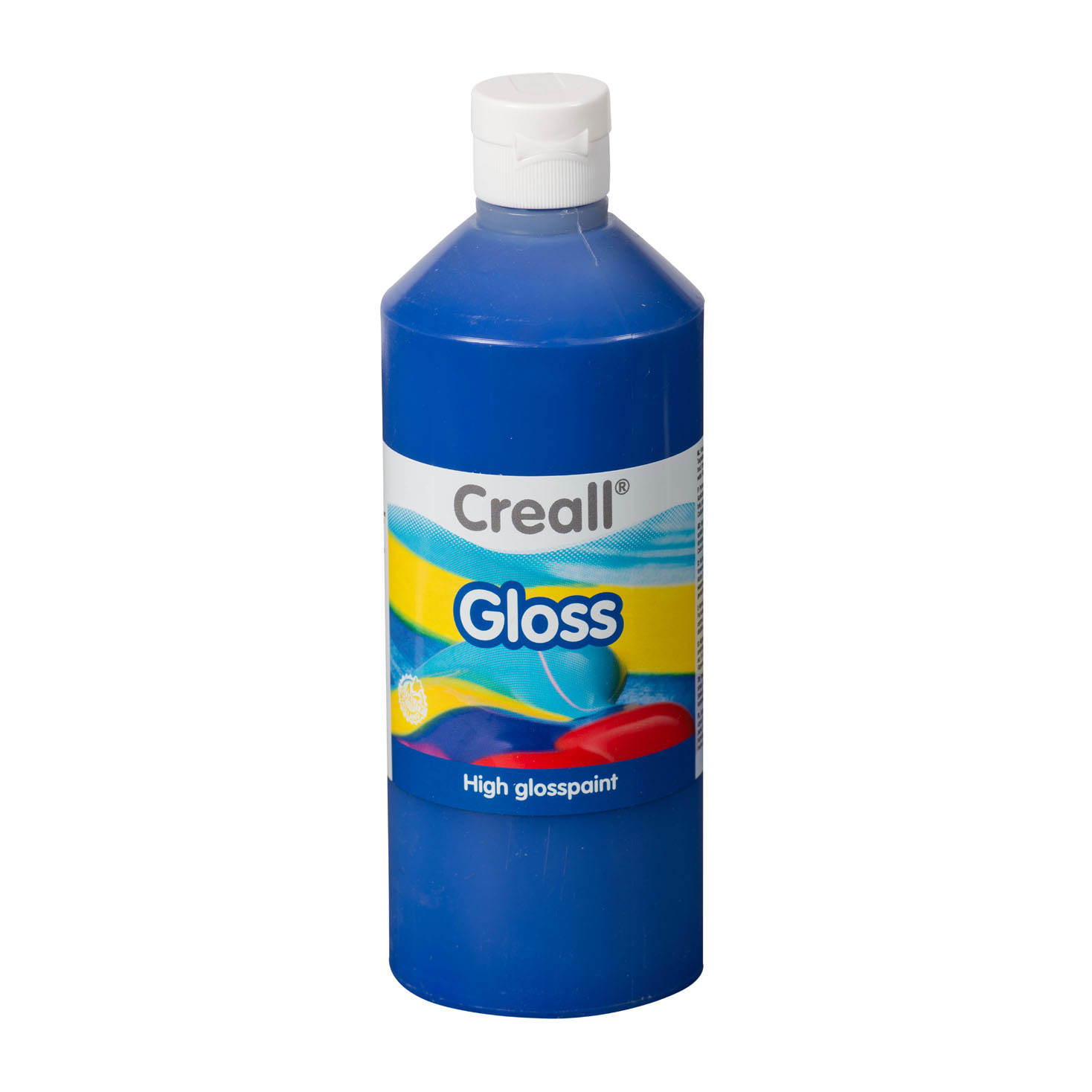 Creall Gloss Peinture Brillante Bleu, 500 ml