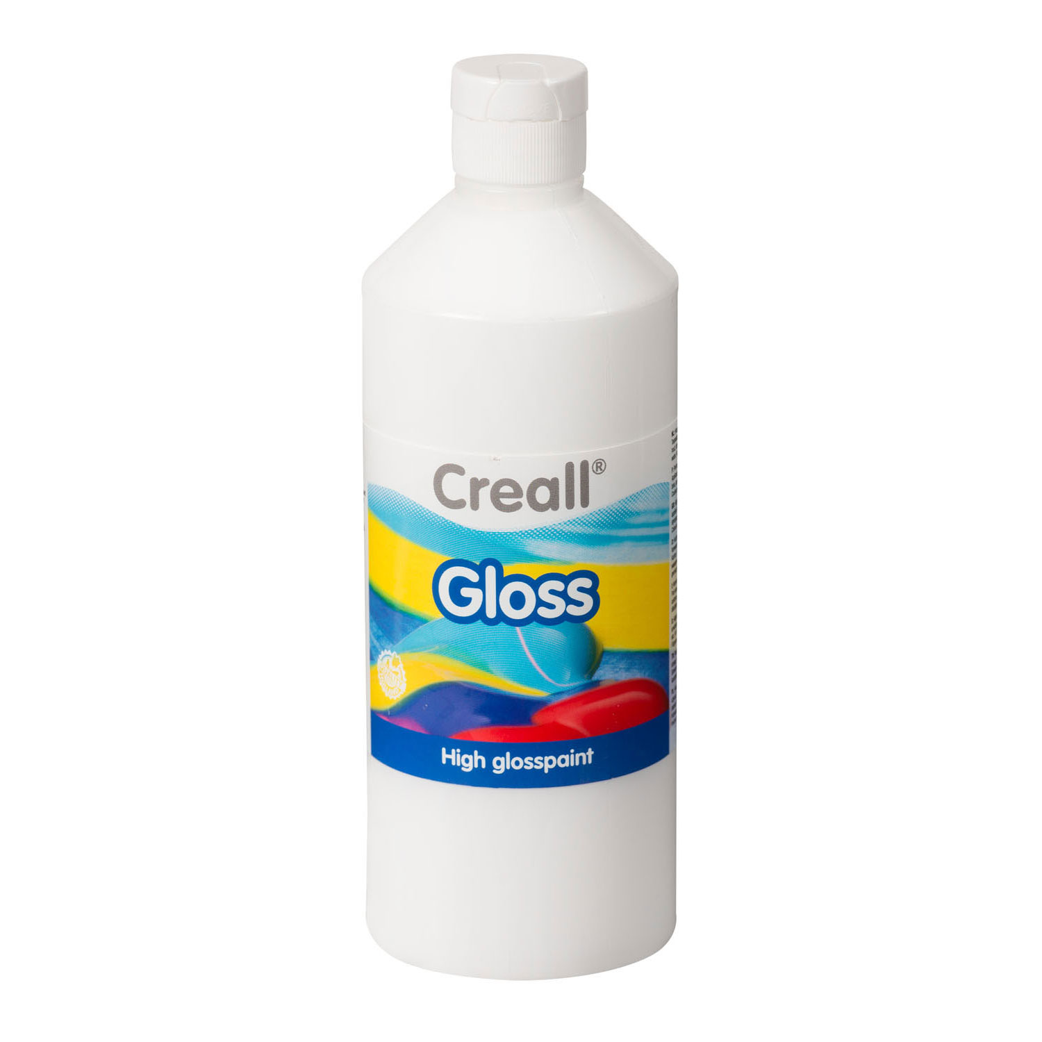 Creall Gloss Peinture Brillante Blanc, 500 ml
