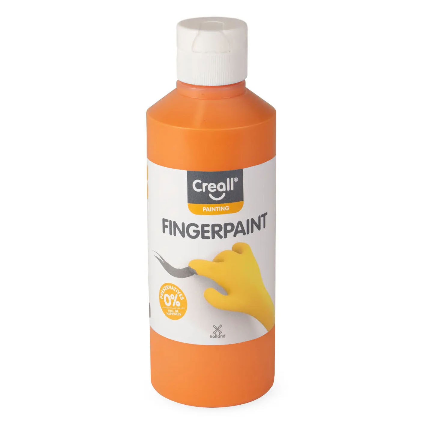Creall Vingerverf Conserveringsvrij Oranje - 250ml