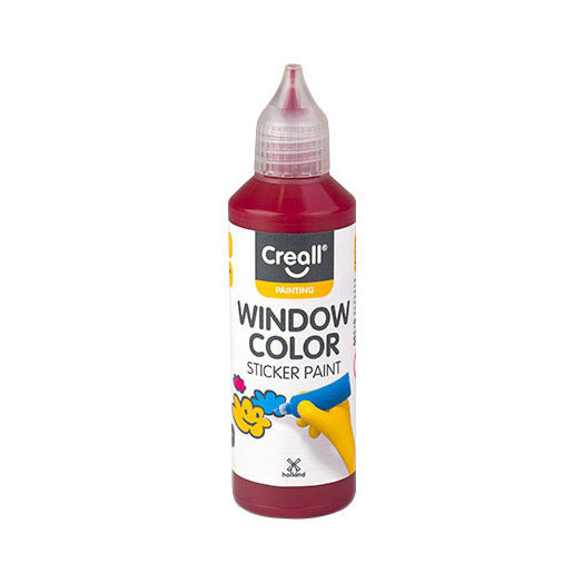 Creall Raamverf Donkerrood - 80ml