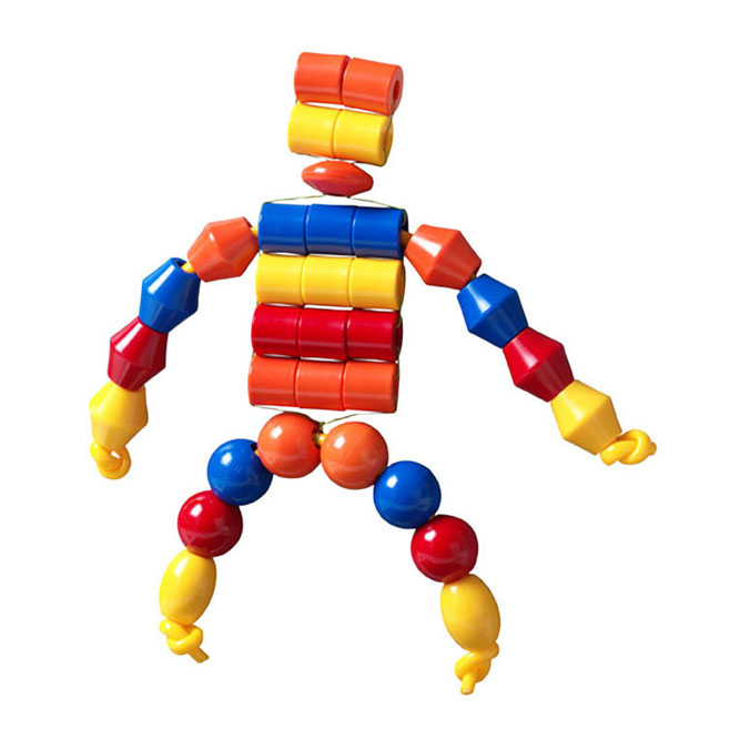 Creall Super Beads 7 formes 5 couleurs - 245 pièces.