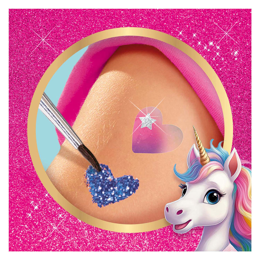 Tatouages ​​et paillettes SES - Licorne