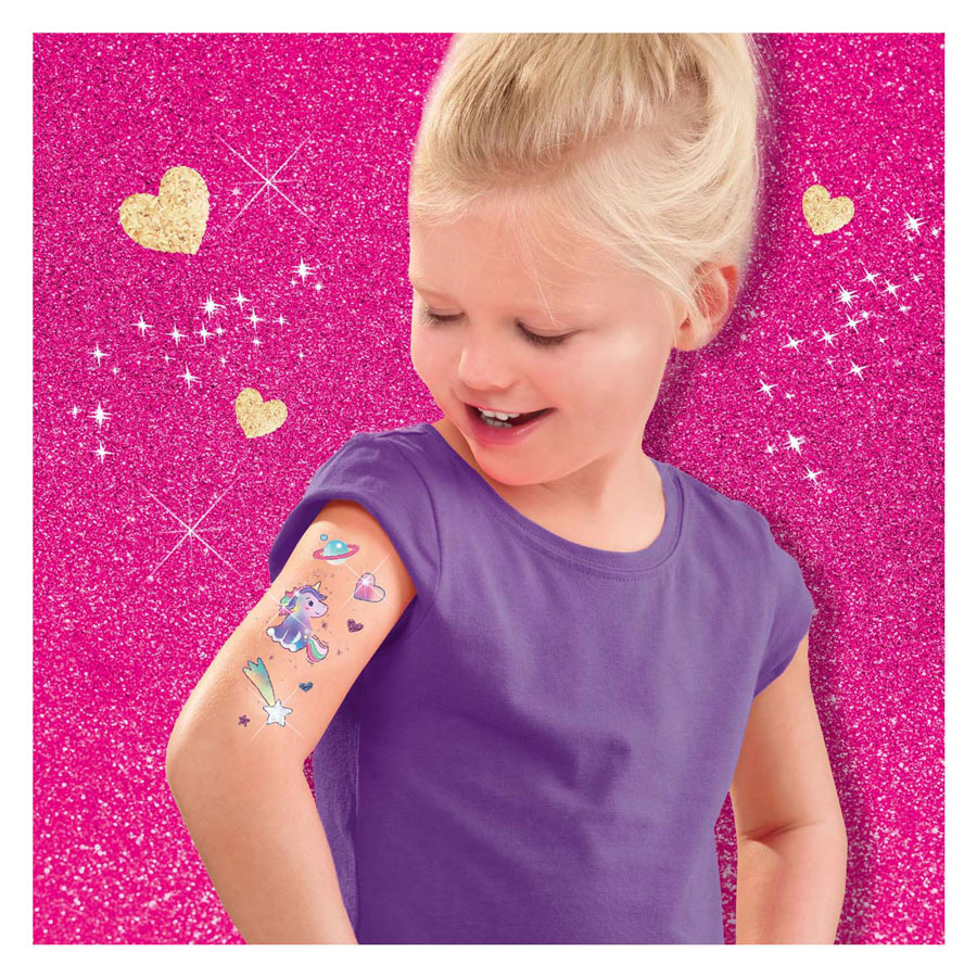 Tatouages ​​et paillettes SES - Licorne