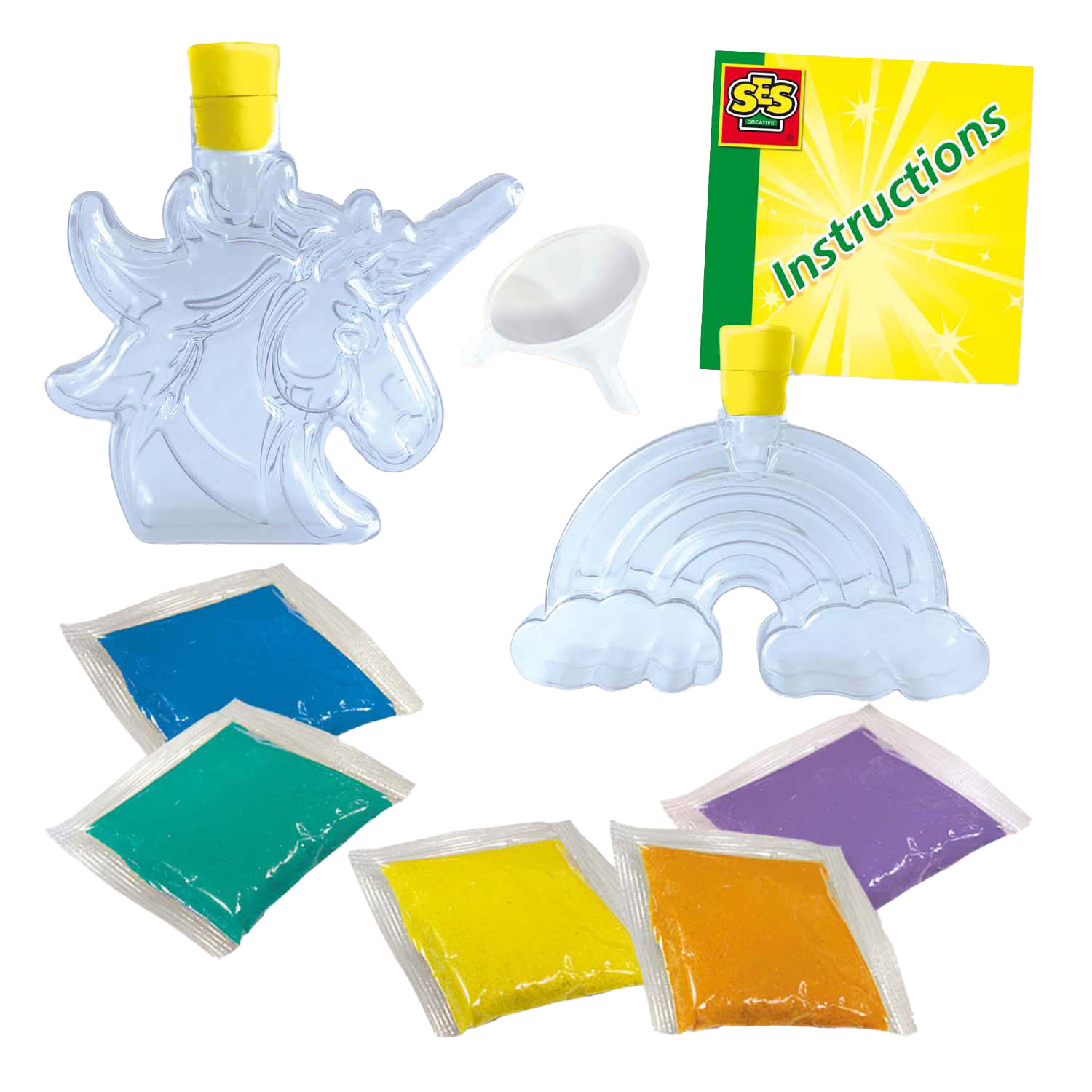 SES Galaxy Sand Art - Licorne et arc-en-ciel