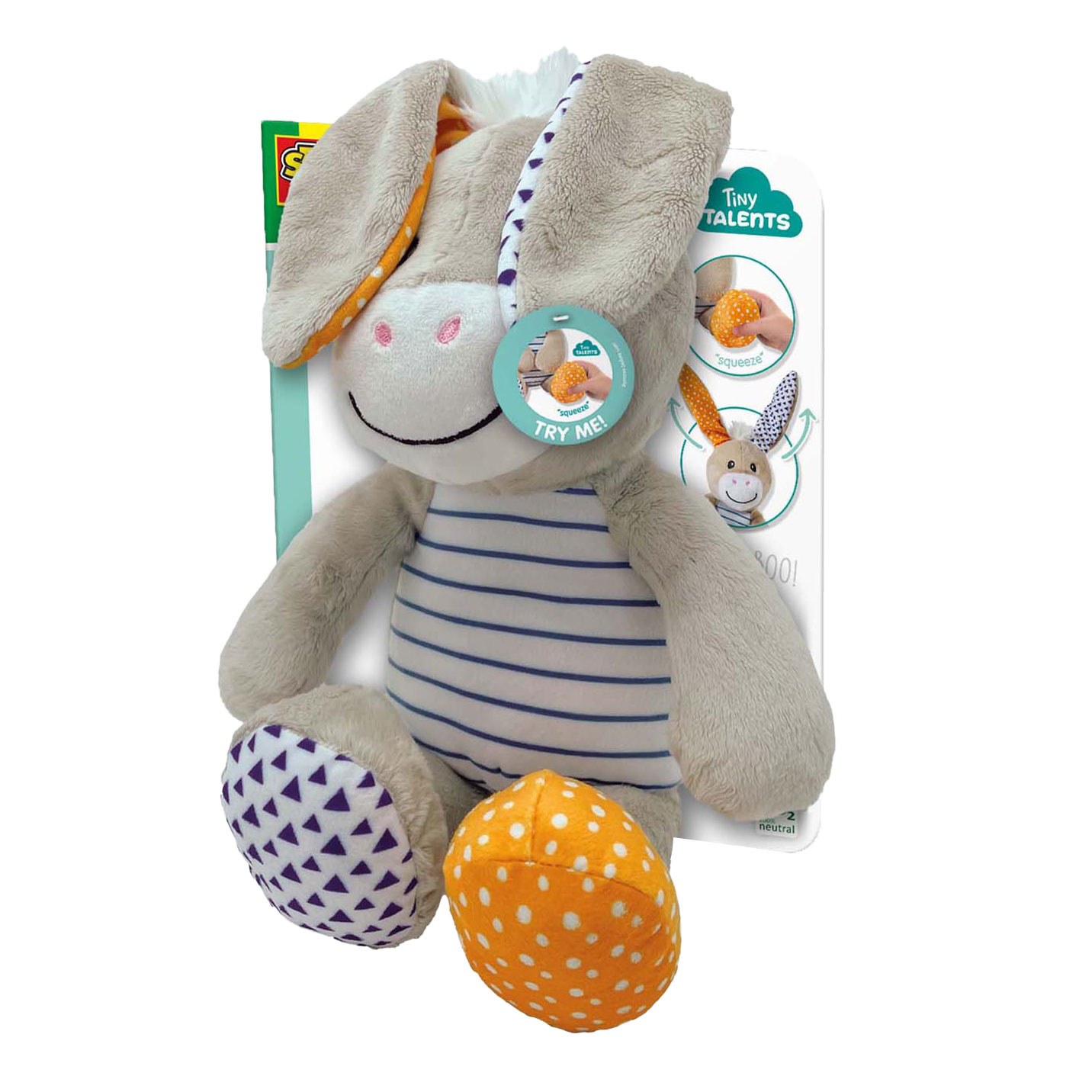 Peluche SES Peekaboo - Âne