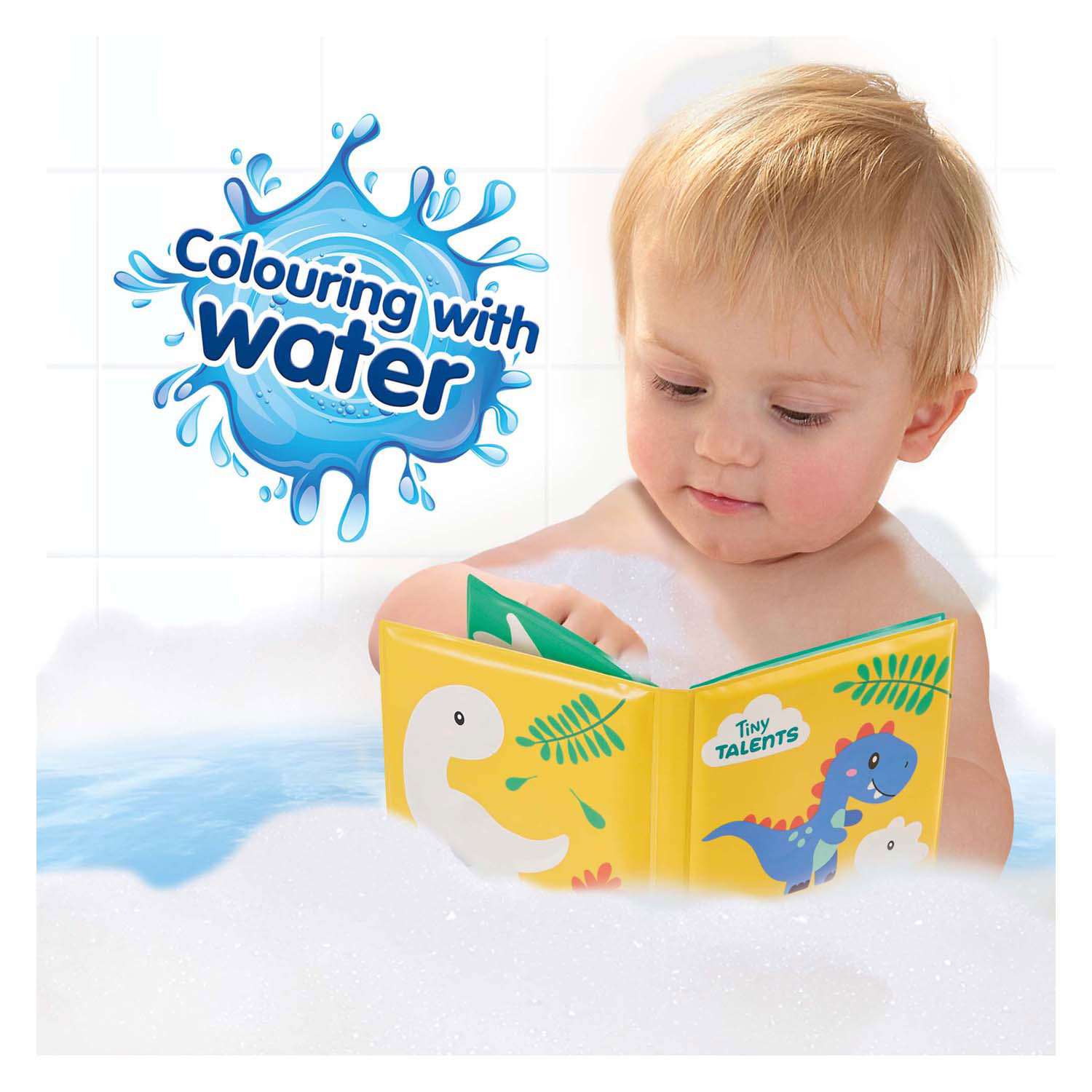 SES Badboek - Kleuren met Water Dino's