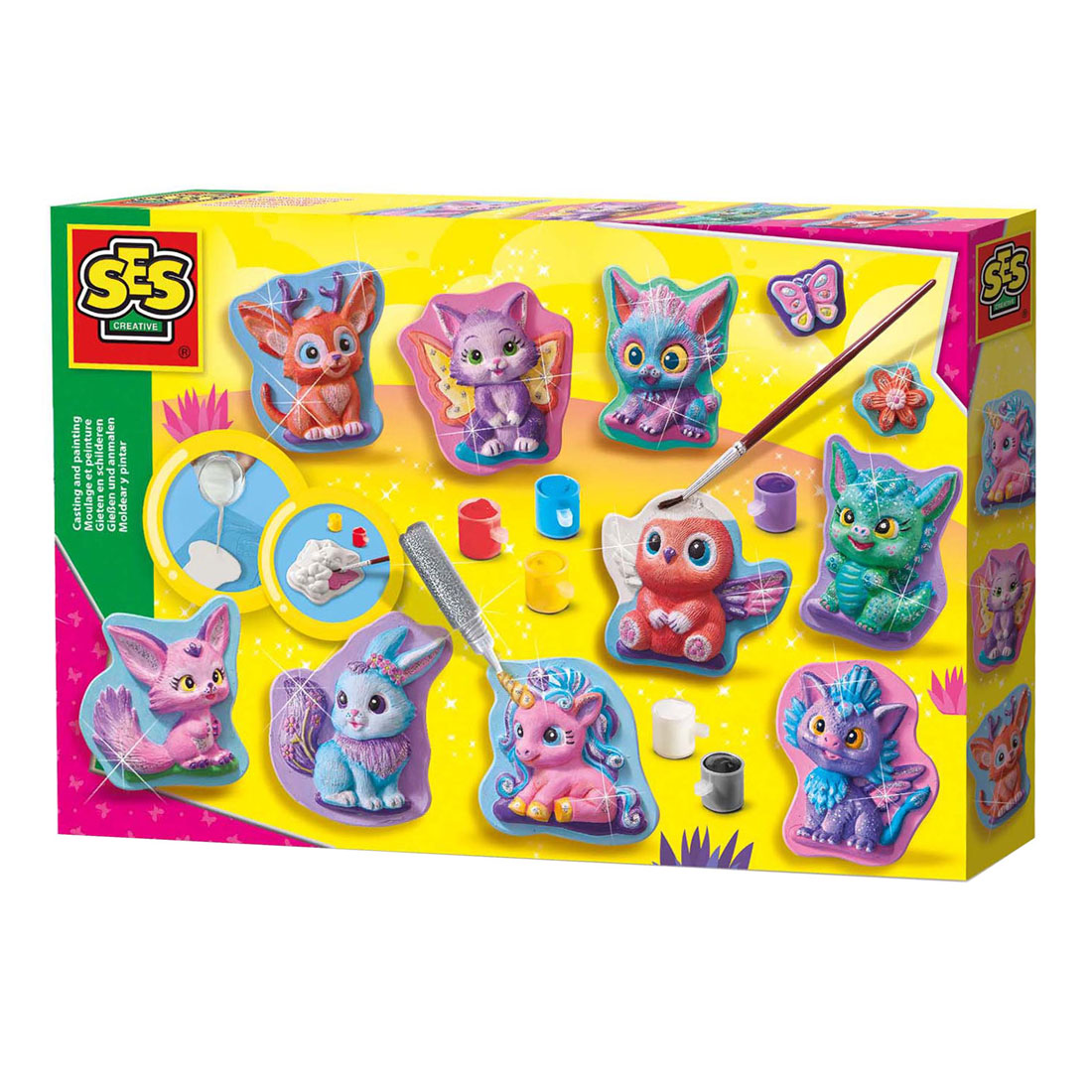 Moulage et peinture SES – Figurines fantastiques mignonnes