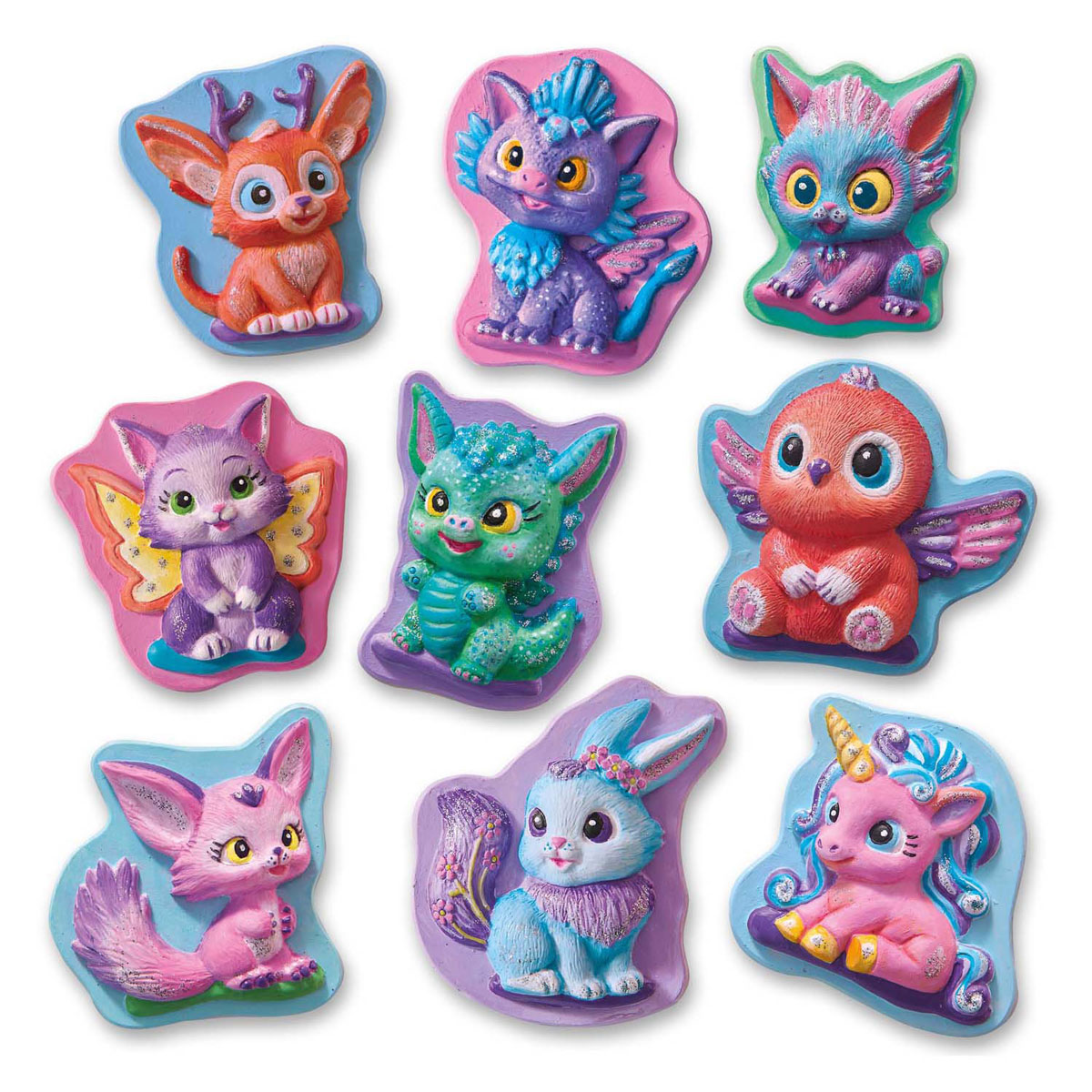 Moulage et peinture SES – Figurines fantastiques mignonnes