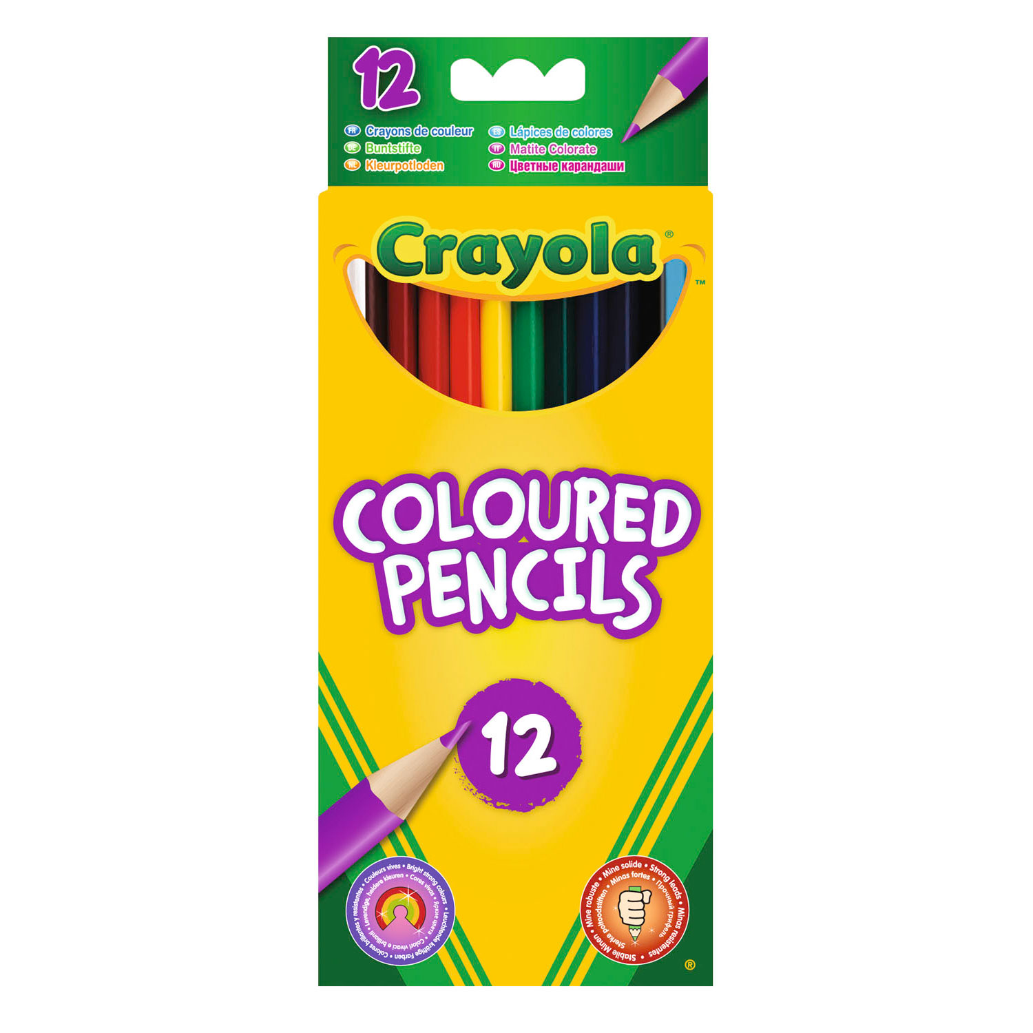 Crayola Buntstifte, 12 Stück.