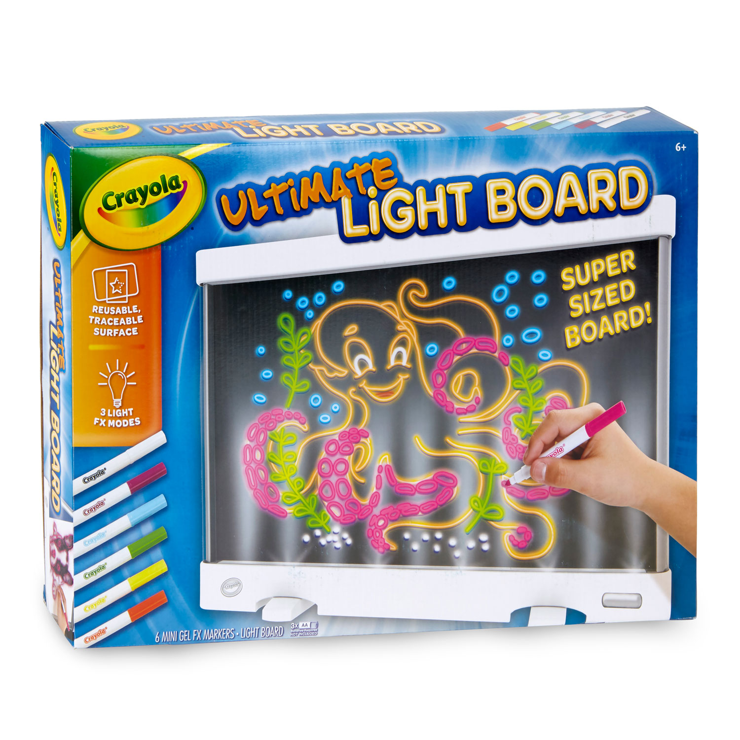 Crayola Teken Lichtbord