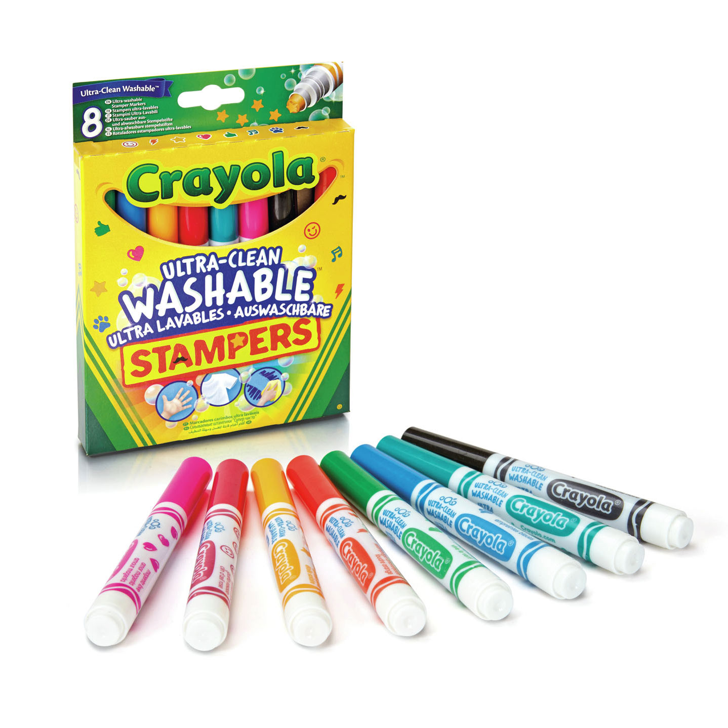 Crayola Stempelstiften, 8st. kopen? | Lobbes Speelgoed