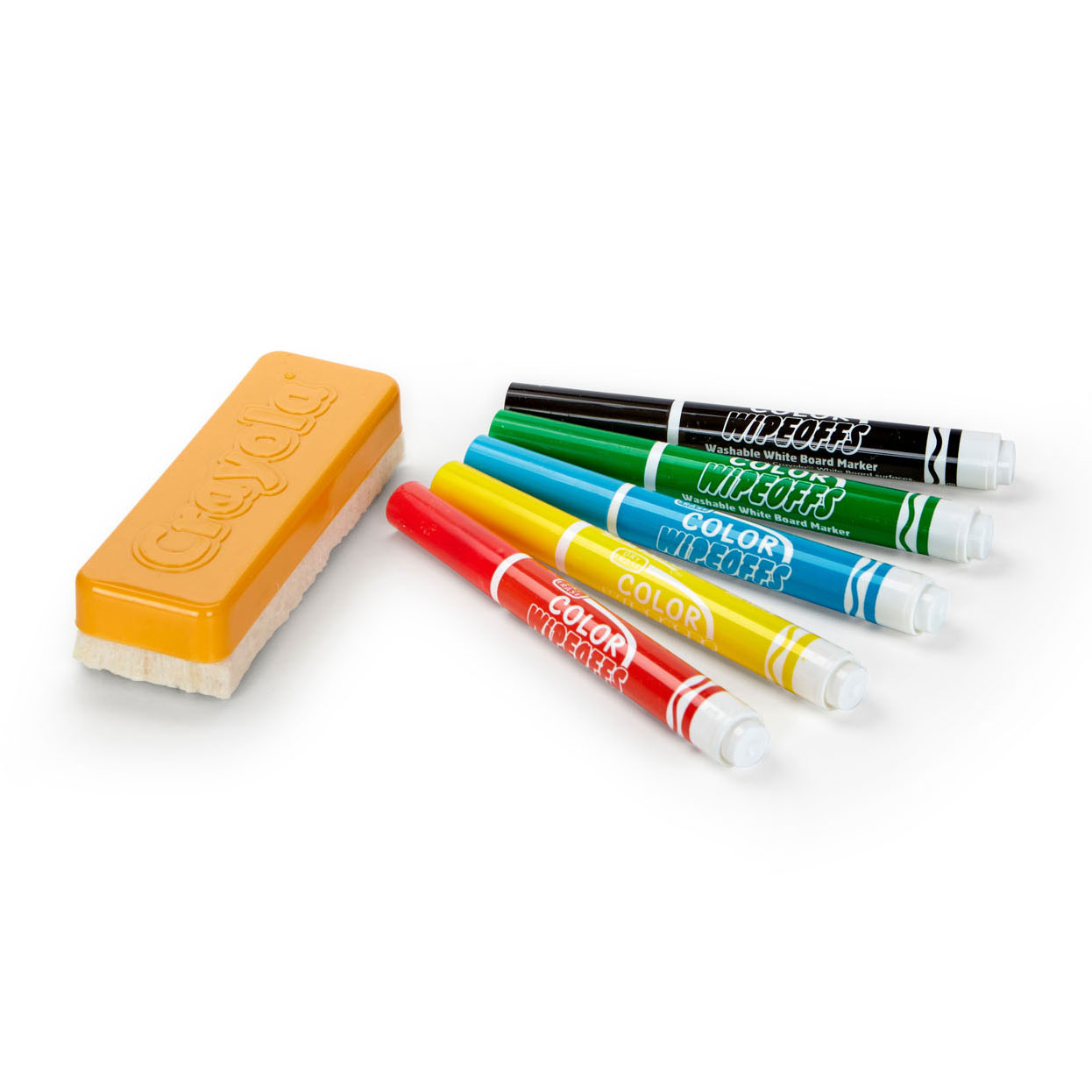 Stylos effaçables à sec Crayola avec gomme, 5 pcs.