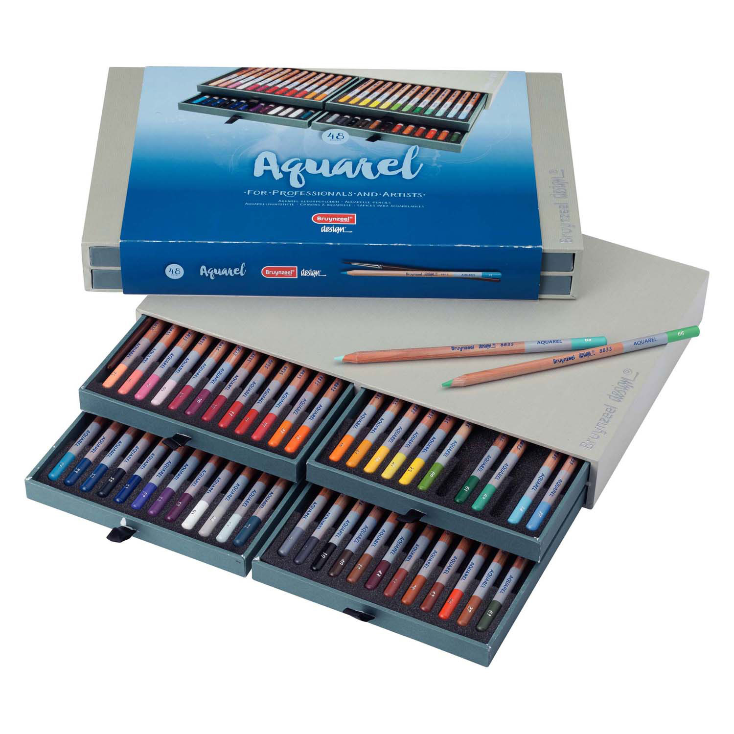 Bruynzeel Aquarelpotloden Box 48