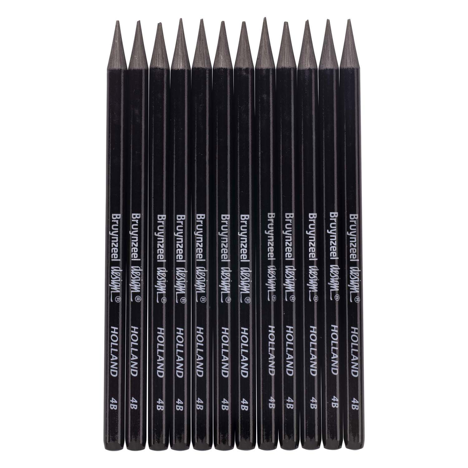 Bruynzeel Design Grafietstift 4B - 12st.