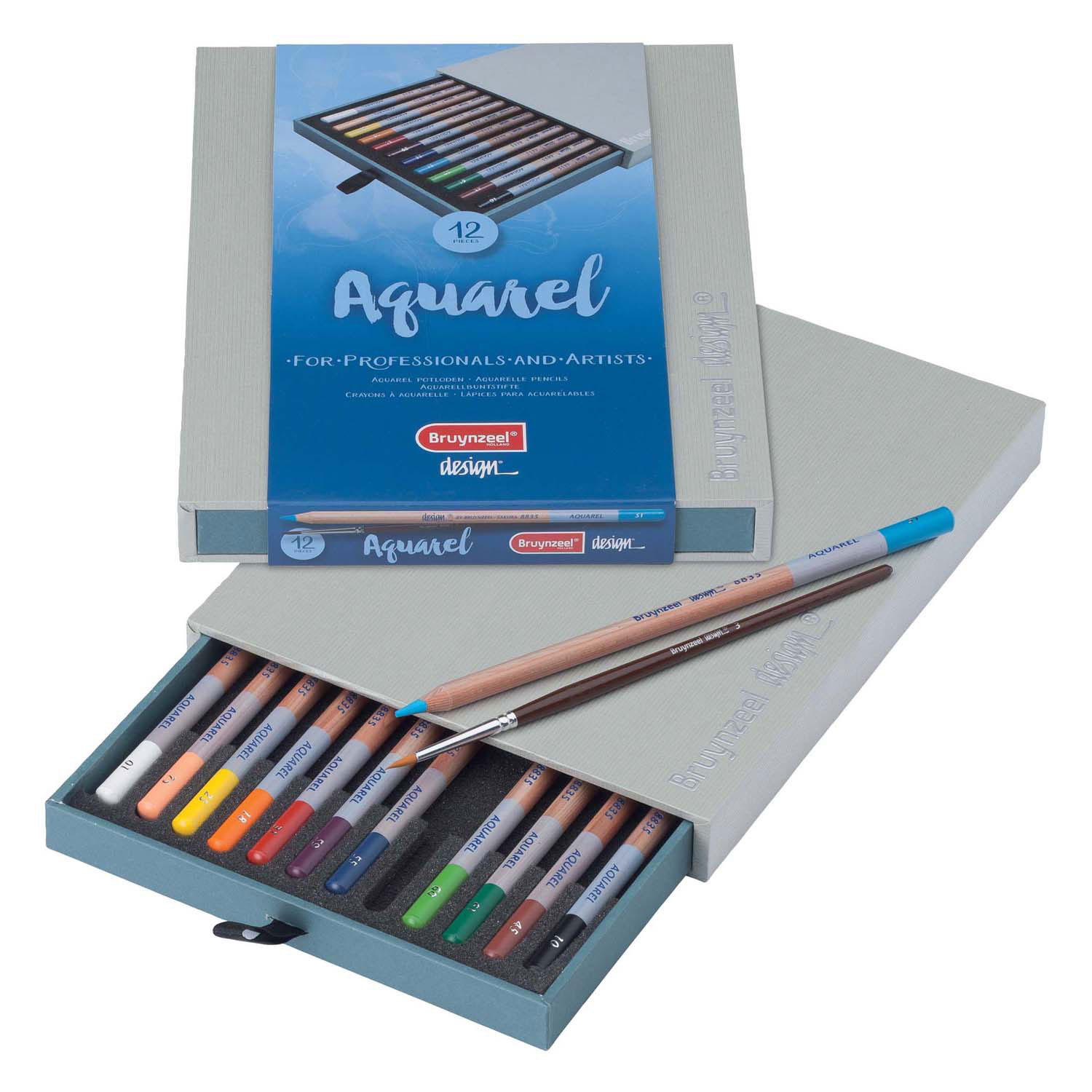 Bruynzeel Aquarelpotloden Box 12