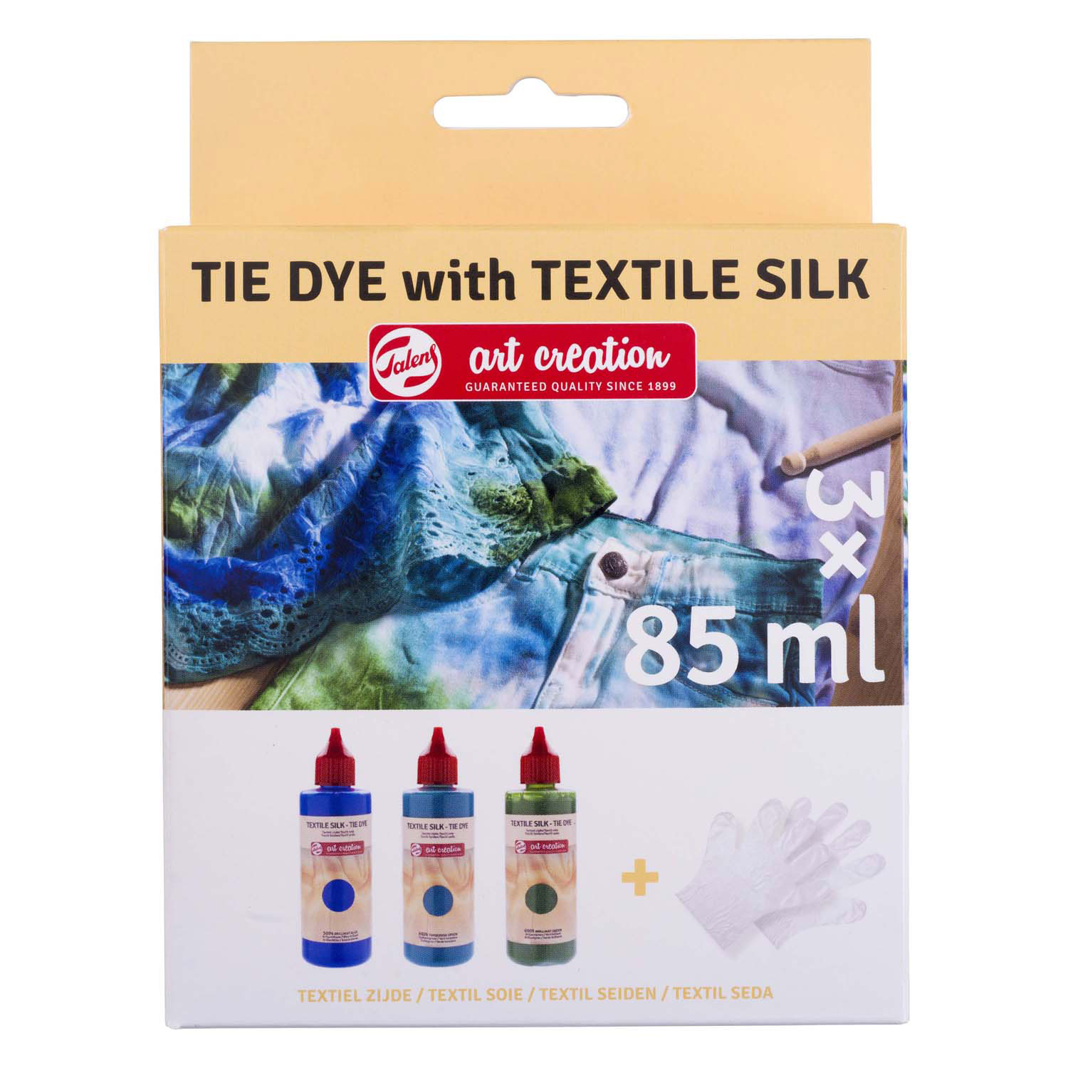 Talens Art Creation Tie-Dye Set Blauw, 3x85ml