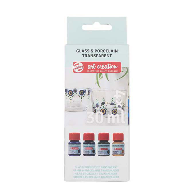 Talens Art Creation Glas & Porselein Transp. 4x30ml Blauw