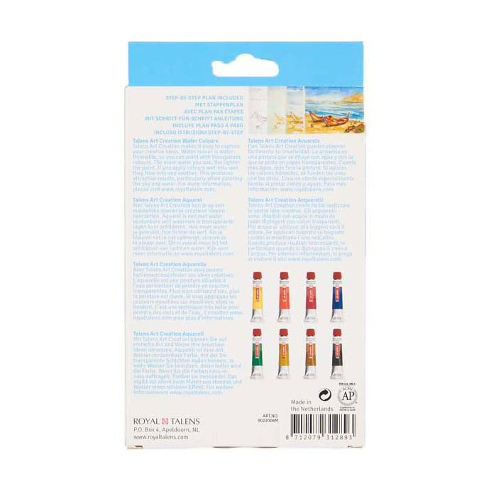 Talens Art Creation Aquarelverfset 8X12ml