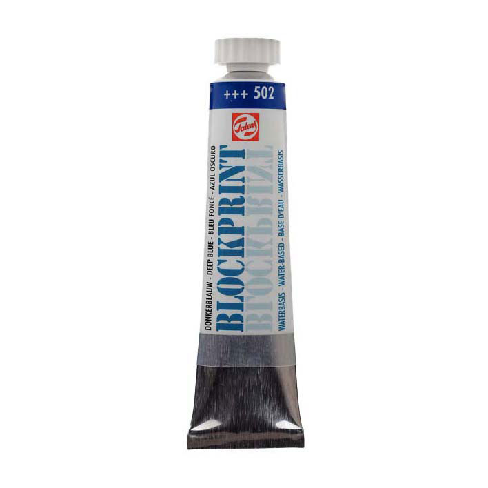 Talens Blockprint Tube 20ml Donkerblauw 502