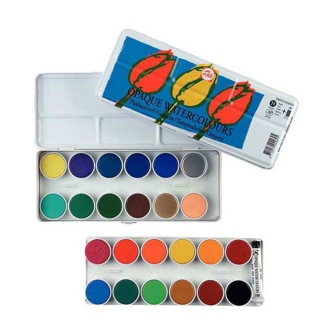 Talens Dekkende Aquarelverf Set 30Mp24