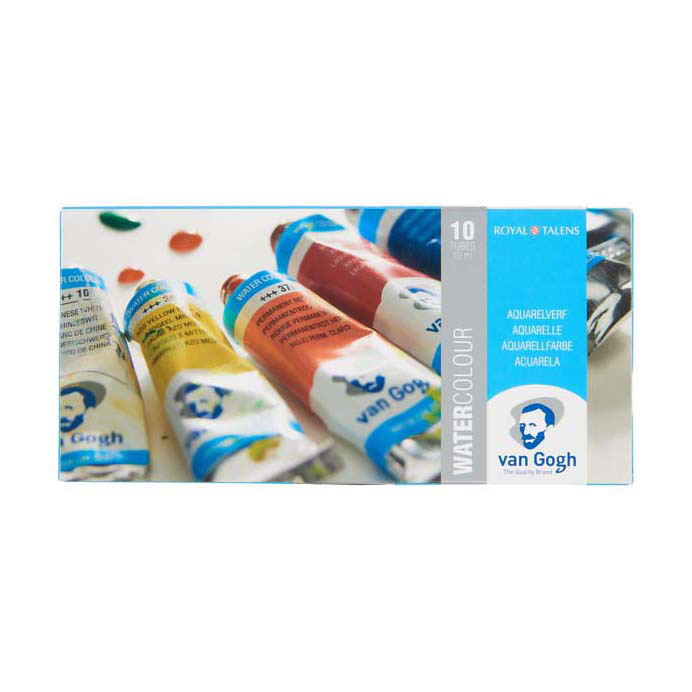 Van Gogh Aquarelverf Set met 10 Kleuren In Tubes Van 10ml