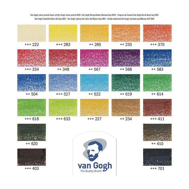 Van Gogh Basisset Kleurpotloden met 24 Kleuren