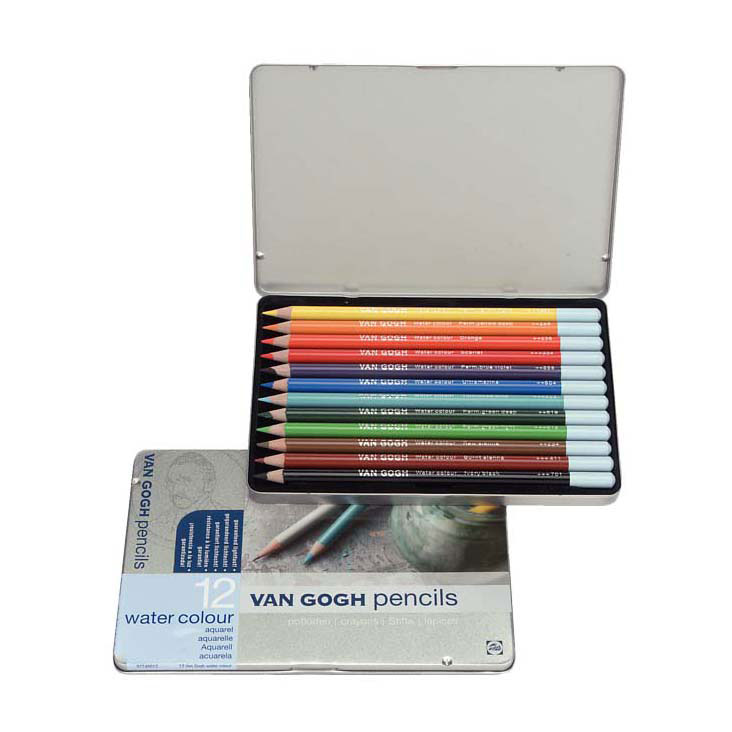 Van Gogh Starterset Aquarelpotloden met 12 Kleuren