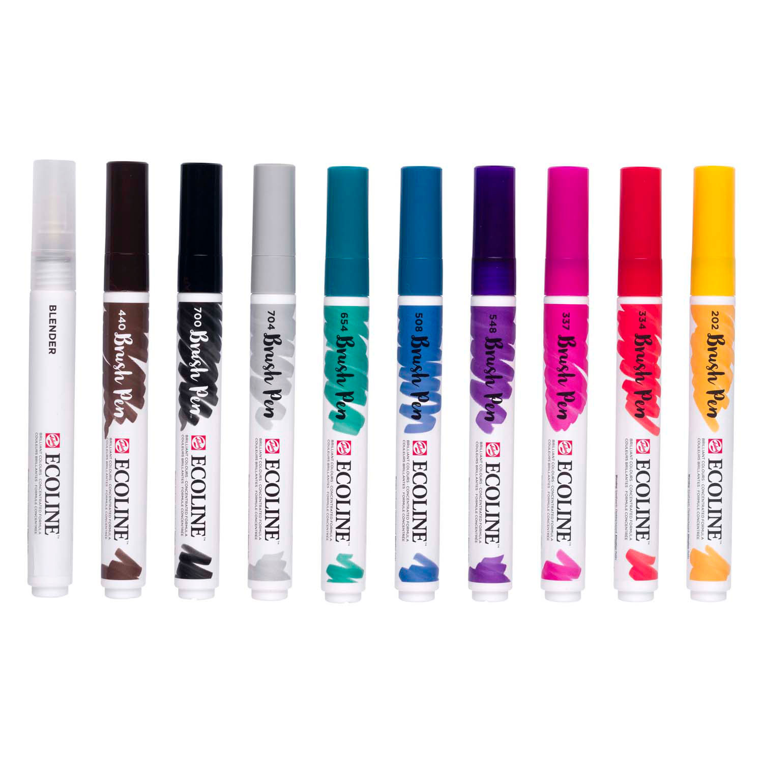 Ecoline Brush Pen set Galaxy, 10 Kleuren