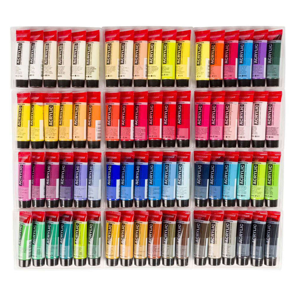 Amsterdam Standard Series Acrylverf Algemene Selectie Set 20ml, 72dlg.